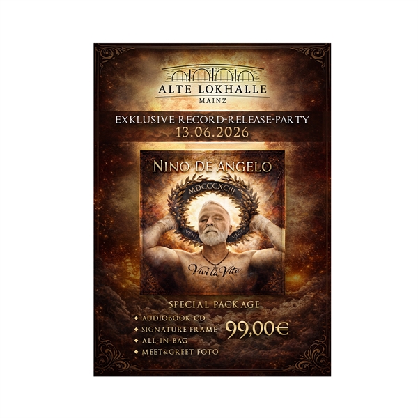 Nino de Angelo – Mainz - 13.06.2026, Ticket Bundle