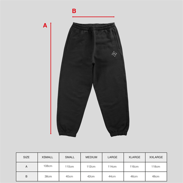Diamond Logo Sweatpants Black