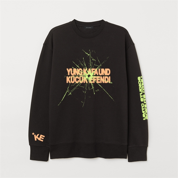 Yung Kafa & K�c�k Efendi - YKKE x UMTC 3.0 CREWNECK BLACK