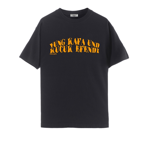 Yung Kafa & K�c�k Efendi - YKKE SERIFE LOGO T-SHIRT BLACK