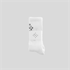 Diamond Logo Socks White