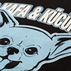 Yung Kafa & K�c�k Efendi - YKKE DOGGO T-SHIRT BLACK/BLUE