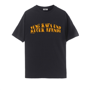Yung Kafa & K�c�k Efendi - YKKE SERIFE LOGO T-SHIRT BLACK