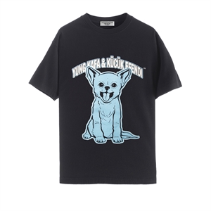 Yung Kafa & K�c�k Efendi - YKKE DOGGO T-SHIRT BLACK/BLUE